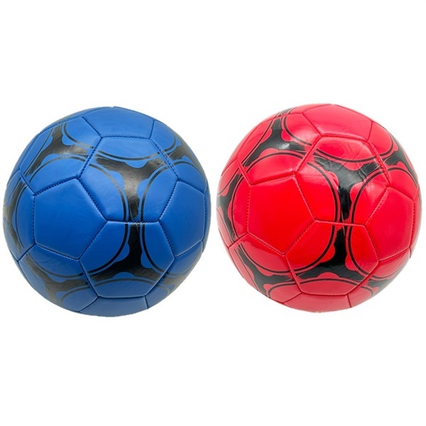 サッカーボール(5号　ブルー・レッド)