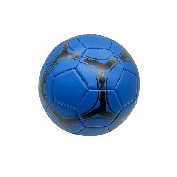 サッカーボール(5号　ブルー・レッド)(ブルー)